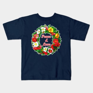 Peace & Love Kids T-Shirt